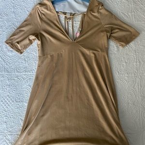 Velvet mini dress